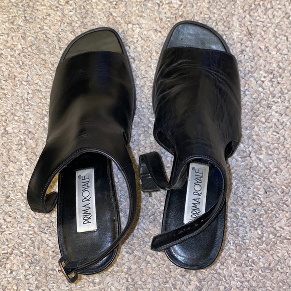 Black slingback sandal - Picture 1 of 4